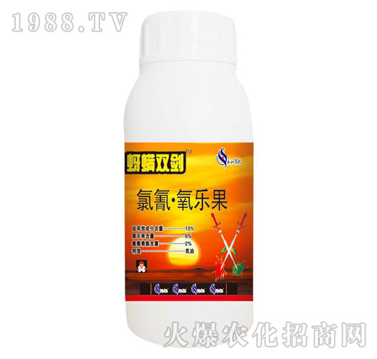 10%氯氰氧樂果-蚜螨雙劍-天潤三禾