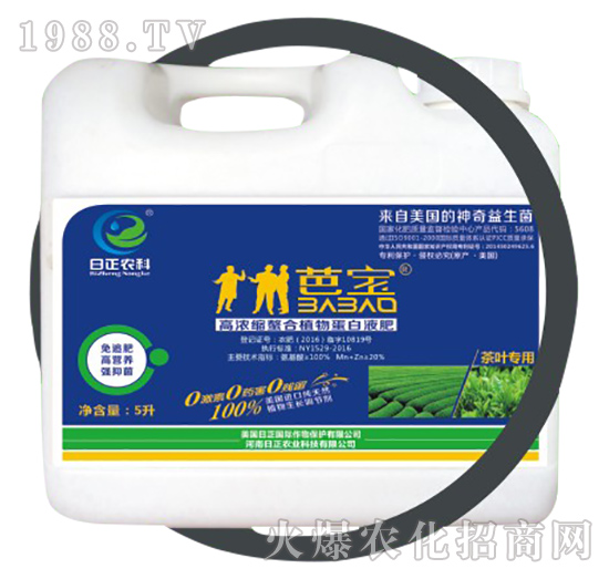 茶葉專用（桶）-高濃縮螯合植物蛋白液肥-日正農(nóng)科