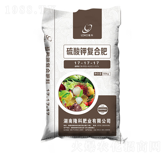 硫酸鉀復合肥料17-17-17-隆科肥業(yè)