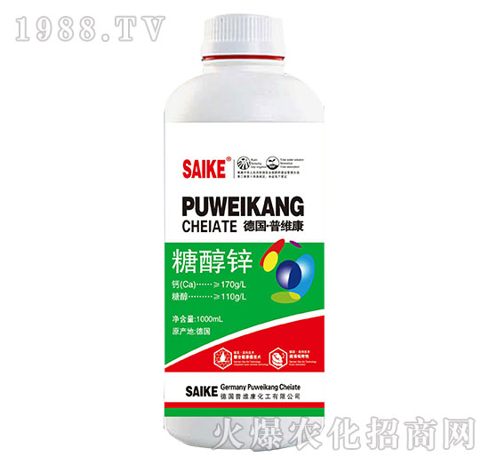 糖醇鋅（1000ml）-賽克-臺(tái)達(dá)