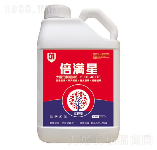高鉀型大量元素清液肥5-20-40+TE-倍滿(mǎn)星-邦領(lǐng)農(nóng)業(yè)