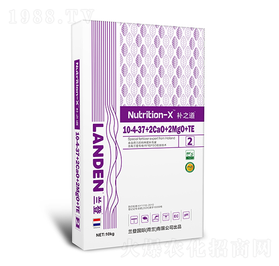 專用肥料10-4-37+2CaO+2MgO+TE-Nutrition-X&#8482;補(bǔ)之道&#174;2號(hào)-中科三農(nóng)