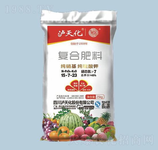 純硝基復合肥料15-7-23-瀘天化-農之友