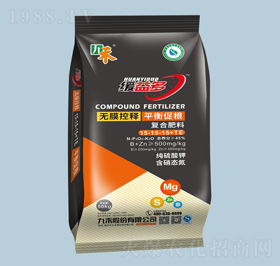 緩益多釋復合肥料15-15-15+TE-九禾-農(nóng)之友
