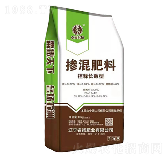 控釋長效型摻混肥料26-12-12-名揚(yáng)肥業(yè)