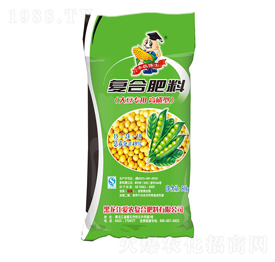 大豆專用高磷型復(fù)合肥料15-24-10-豐收博士-愛農(nóng)