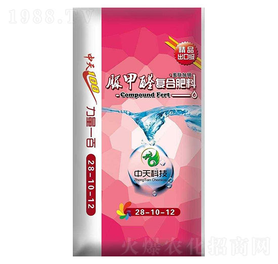 脲甲醛全水溶復(fù)合肥料28-10-12-中天化工