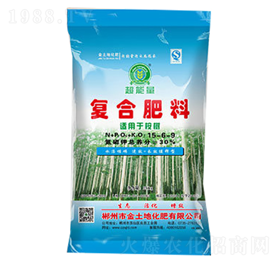 桉樹(shù)專(zhuān)用復(fù)合肥料15-6-9-超能量-金土地