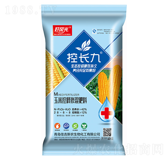 玉米控釋摻混肥料26-6-8 控長九 佳吉新農(nóng)