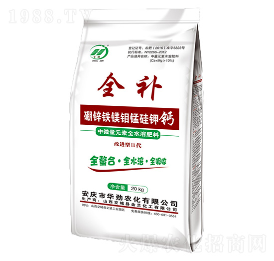 硼鋅鐵鎂鉬錳硅鉀鈣 全補 申馳諾