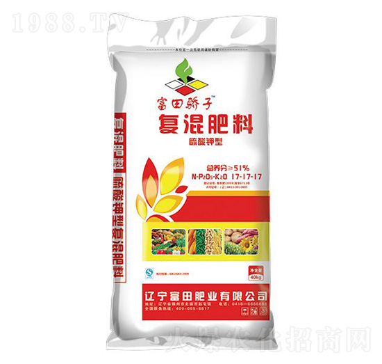 硫酸鉀型復混肥料17-17-17-富田肥業(yè)