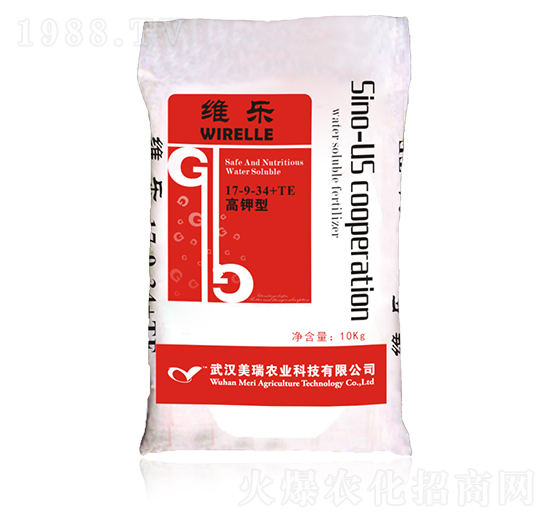 高鉀型大量元素水溶肥17-9-34+TE-維樂-美瑞農(nóng)業(yè)