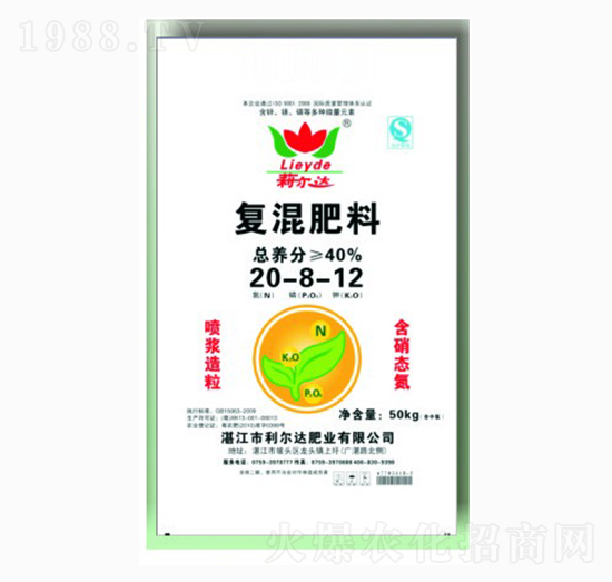 50千克復(fù)混肥料20-8-12-利爾達(dá)