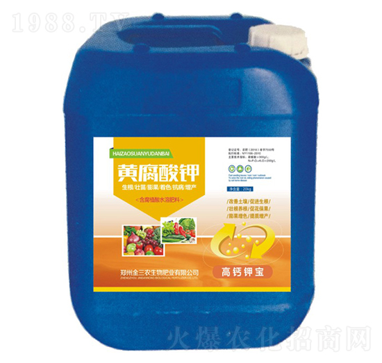 含氨基酸水溶肥-黃腐酸鉀（桶）-金三農(nóng)