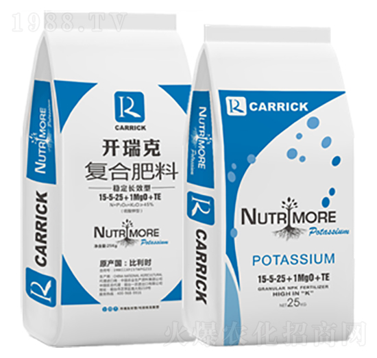 穩(wěn)定長效型復合肥料15-5-25+1MgO+TE-開瑞克-一農(nóng)農(nóng)業(yè)