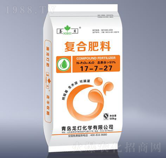復合肥料17-7-27-芬美-龍燈