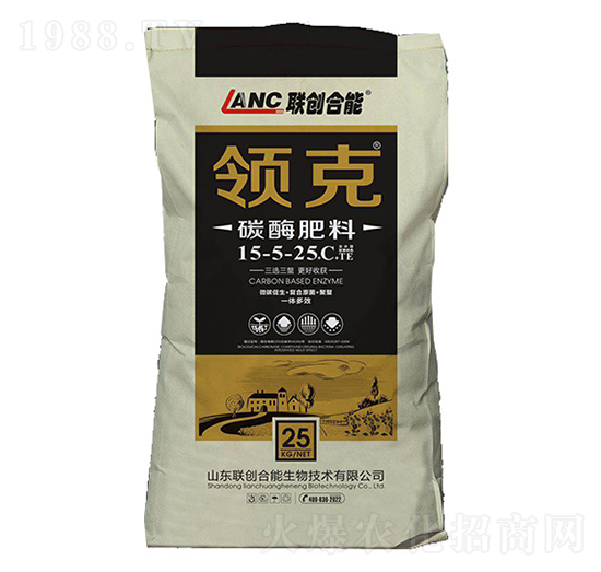 碳酶肥料15-5-25+C+TE-領(lǐng)克-聯(lián)創(chuàng)合能