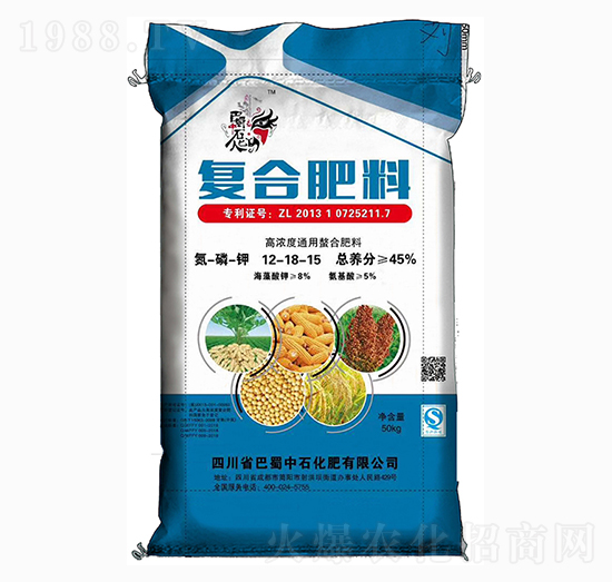 復(fù)合肥料12-18-15-巴蜀中石化
