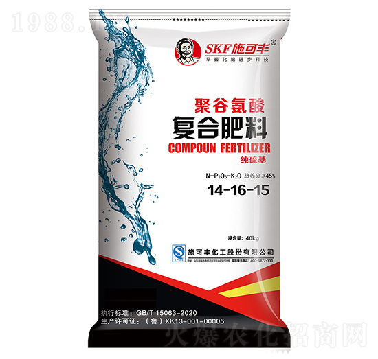 聚谷氨酸復(fù)合肥料14-16-15-施可豐