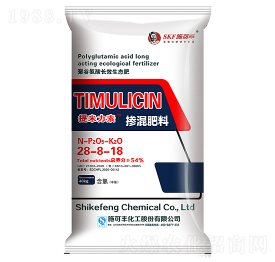 摻混肥料28-8-18-提米力素-施可豐