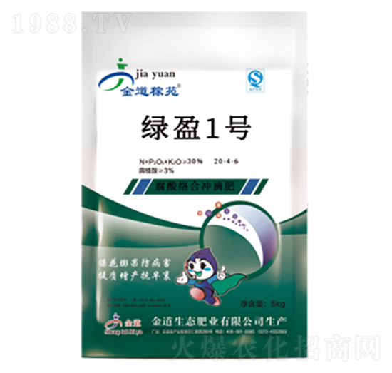 腐酸絡(luò)合沖滴肥料-綠盈1號-金正生物