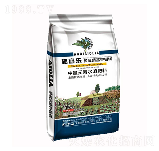 中量元素水溶肥-·施客樂(lè)·多聚硝基鉀鈣鎂-艾奧里亞
