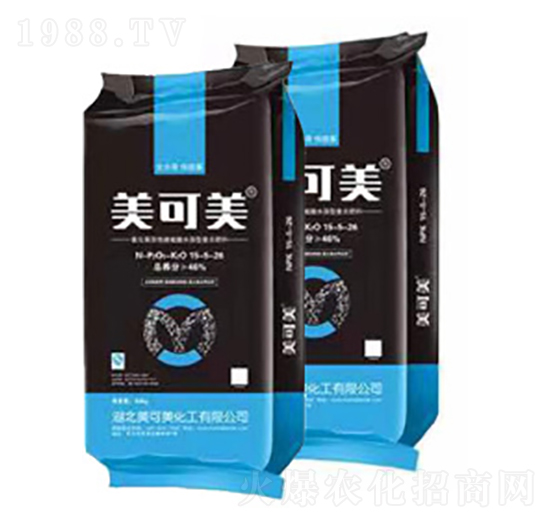 氨化高活性腐殖酸5G長效復合肥料15-5-26-美可美