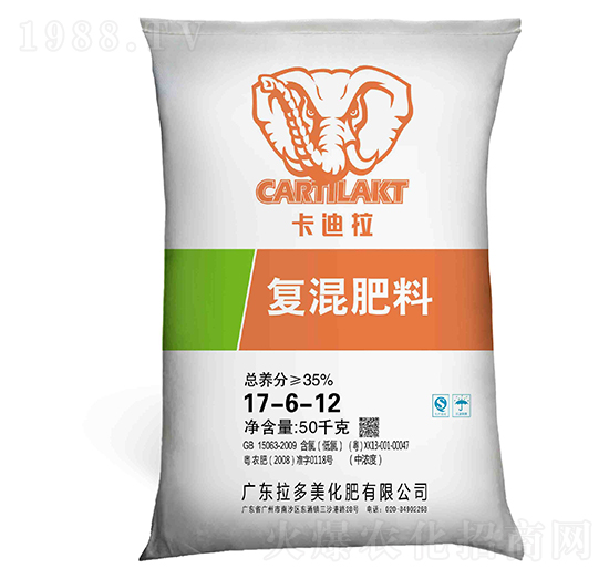 尿氯基復混肥料17-6-12-卡迪拉-拉多美
