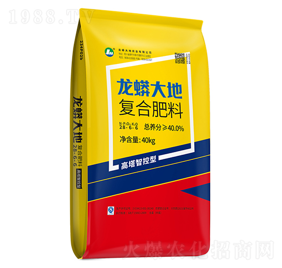 高塔智控型復(fù)合肥料28-6-6-龍蟒磷化工