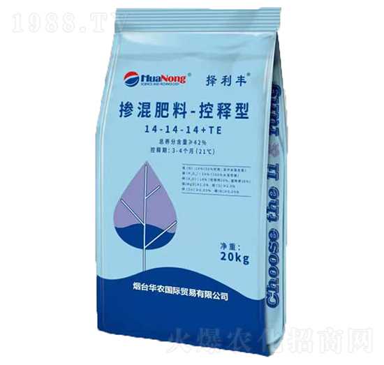 摻混肥料-控釋型14-14-14+TE-擇利豐-華農(nóng)國(guó)際