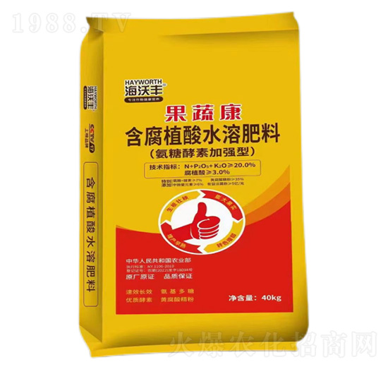 氨糖酵素加強型含腐植酸水溶肥-果蔬康-海沃豐-海沃達生物
