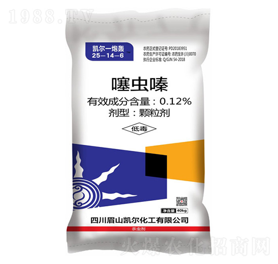 0.12%噻蟲(chóng)嗪藥肥25-14-6-凱爾一炮轟-凱美佳肥業(yè)