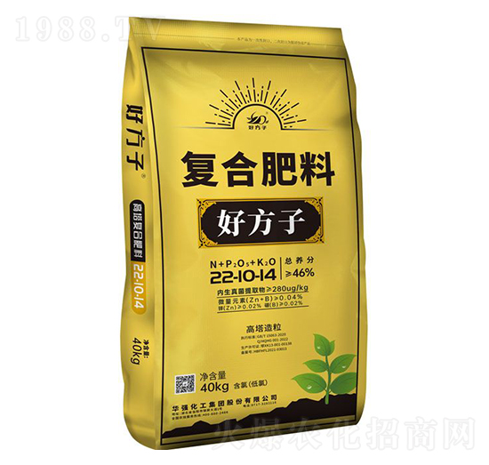 高塔造粒復(fù)合肥料22-10-14-好方子-華強化工集團
