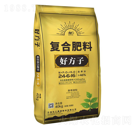 高塔造粒復(fù)合肥料24-6-16-好方子-華強化工集團