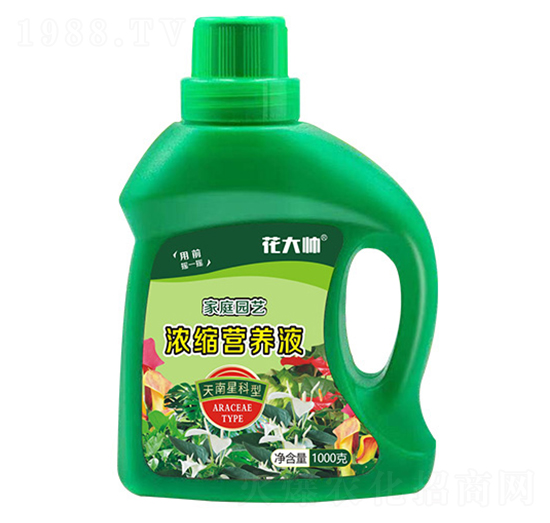 天南星科型家庭園藝濃縮營養(yǎng)液-花大帥-綠沃肥業(yè)