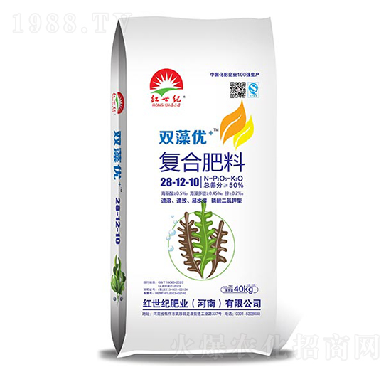 雙藻優(yōu)+復合肥料28-12-10-紅世紀