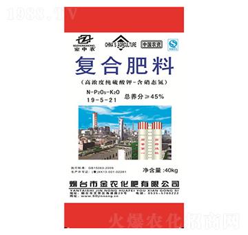 復合肥料19-5-21-崠中農-金農