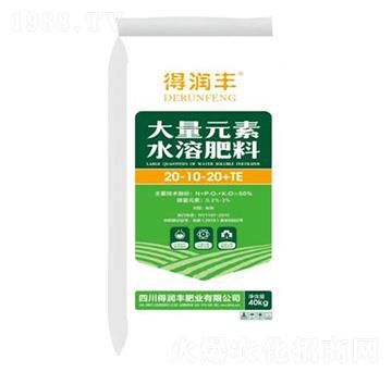 大量元素水溶肥20-10-20 得潤(rùn)豐