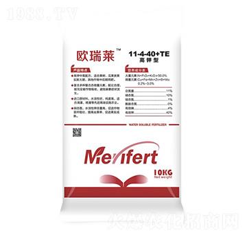高鉀型大量元素水溶肥11-4-40+TE-歐瑞萊-美瑞農(nóng)業(yè)