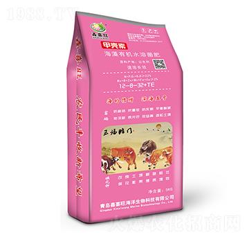 甲殼素海藻有機水溶菌肥12-8-32+TE-鑫喜旺