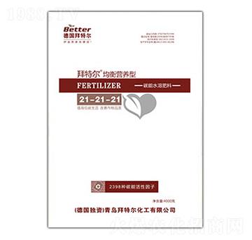 均衡營(yíng)養(yǎng)型碳能水溶肥21-21-21-拜特爾