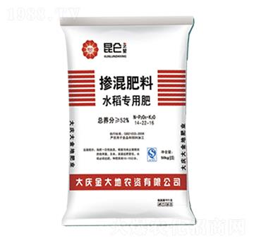 水稻專用摻混肥料14-22-16-昆侖之美-永利肥業(yè)