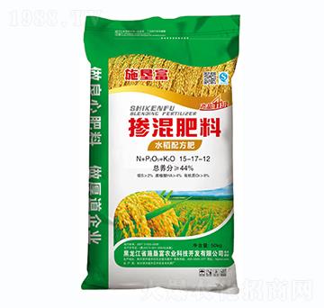 水稻配方摻混肥料15-17-12-施墾富-中農圣豐