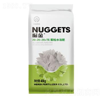 掘金大量元素水溶肥20-20-20+TE-禾迪