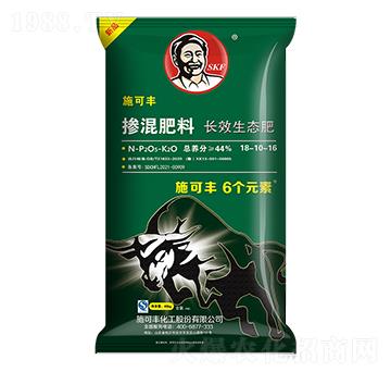 長效生態(tài)肥摻混肥料18-10-16-6個(gè)元素-施可豐