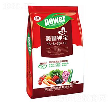 全水溶高效水溶肥16-8-36+TE-美國鉀寶-康博肥業(yè)