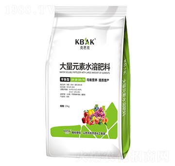 平衡型大量元素水溶肥料18-18-18+TE-克巴克