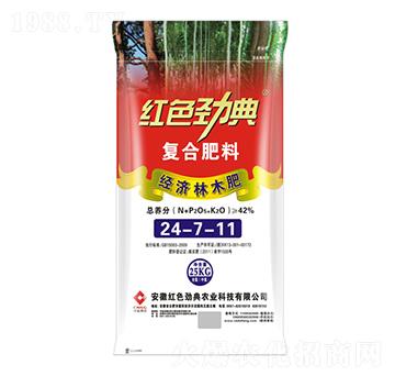 經(jīng)濟林木專用復(fù)合肥24-7-11-紅色勁典