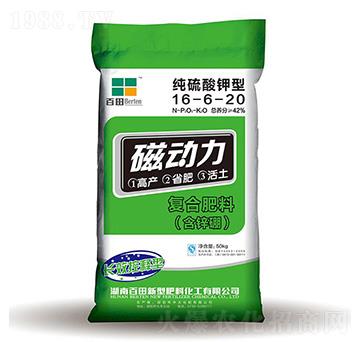 純硫酸鉀型復(fù)合肥料16-6-20-磁動力-百田