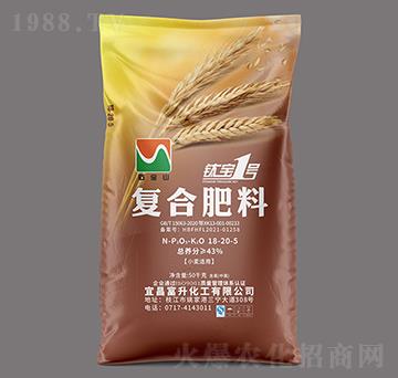 50kg小麥適用復(fù)合肥料24-17-7-鈦寶1號(hào)-石寶山-富升化工